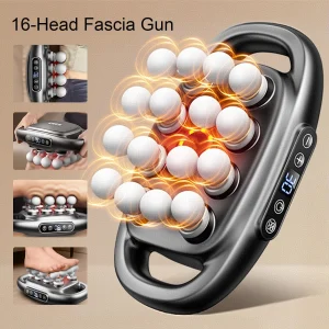 16-Head Fascia Gun Massager